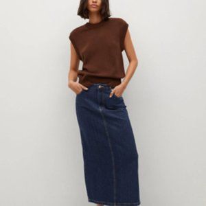 Mango Denim Pencil Skirt - NWT